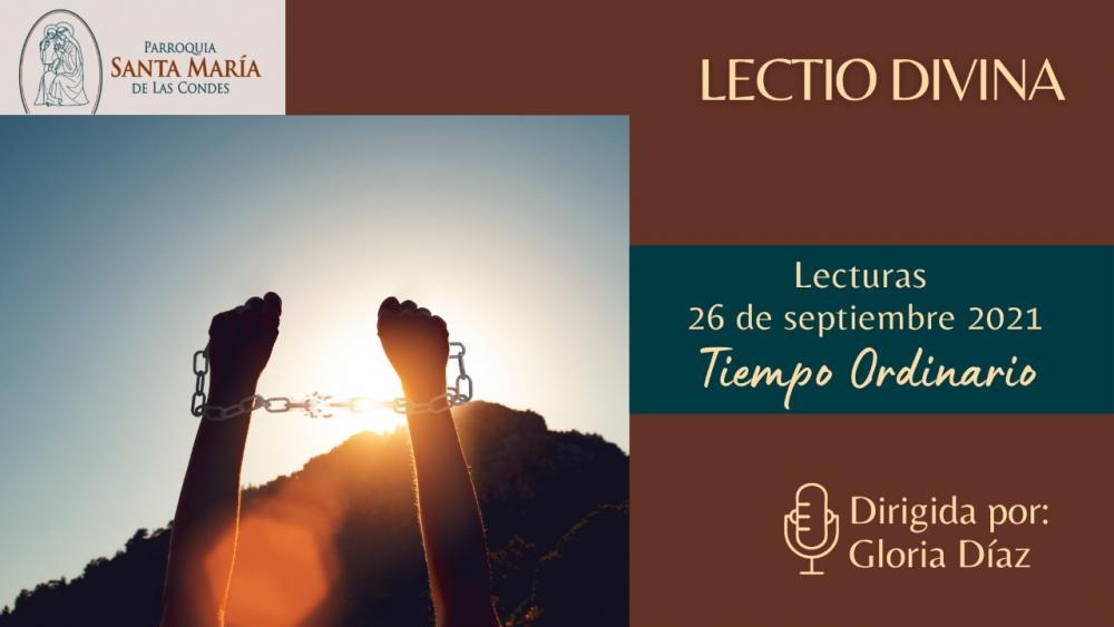 Lectio Divina, con lecturas domingo 26 de septiembre de 2021
